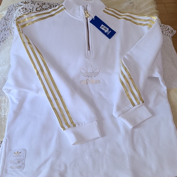 Adidas Med Qtr Zip Fleece - Medium - Picture 5 of 8